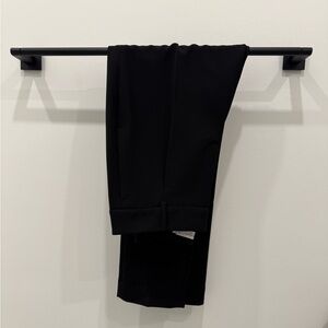 Simons Contemporaine Black Straight-Leg Pleated Pant